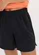 Luftiga funktionsshorts med sidfickor, snabbtorkande, bonprix