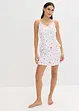 Pyjamas med shorts, ribbat material, bonprix