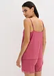 Pyjamas med shorts av mjuk pointelle-jersey, bonprix