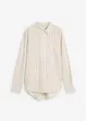 Skjortblus med silke, bonprix