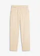 Satinbyxa med Tapered Fit, bonprix