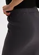 Stickad kjol av viskosmix, bonprix