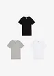 T-shirt av ekologisk bomull (3-pack), bonprix