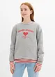 Sweatshirt med mjuk ekologisk bomull, bonprix
