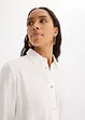 Blus med omlottdetalj av material med struktur, bonprix