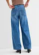 Wide Leg Jeans med medelhög midja, bonprix
