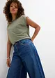 Wide Leg Jeans med medelhög midja, bonprix