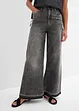 Wide Leg Jeans, cropped, bonprix