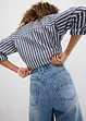 Wide Leg Jeans, cropped, bonprix