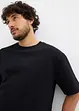 T-shirt av heavy jersey med struktur, Loose Fit, bonprix