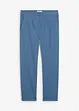 Regular Fit-byxa med gubbveck i bomullstwill, Straight, bonprix
