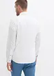 Skjorta i business-stil med kontrasterande detaljer, av ren bomull, Regular Fit, bonprix