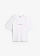 T-shirt med 3D-tryck i ren ekologisk bomull, Loose Fit, bonprix