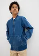 Jeansjacka i blusmaterial, bonprix