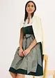 Mellanlång dirndl med sammet (2 delar), bonprix
