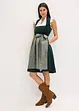 Mellanlång dirndl med sammet (2 delar), bonprix