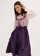Dirndl med broderat förkläde (2 delar), bonprix