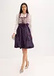 Dirndl med broderat förkläde (2 delar), bonprix
