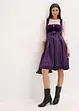 Mellanlång dirndl med sammet (2 delar), bonprix