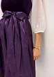 Mellanlång dirndl med sammet (2 delar), bonprix
