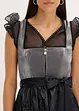 Mellanlång dirndl med sammet (2 delar), bonprix