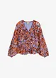 Chiffongblus med volanger, bonprix