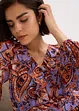 Chiffongblus med volanger, bonprix