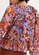 Chiffongblus med volanger, bonprix