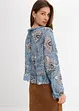 Chiffongblus med rysch, bonprix