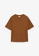 T-shirt av tjock ekologisk bomull, bonprix