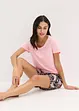 Pyjamas med shorts, bonprix