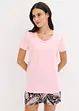 Pyjamas med shorts, bonprix