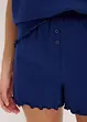Pyjamas med knappslå och shorts, bonprix