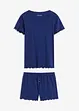 Pyjamas med knappslå och shorts, bonprix