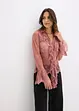 Blus med spets, bonprix