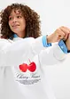 Oversized sweatshirt av ekologisk bomull, bonprix
