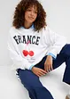 Oversized sweatshirt av ekologisk bomull, bonprix