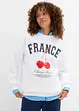 Oversized sweatshirt av ekologisk bomull, bonprix