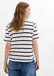 Randig T-shirt av ren bomull, bonprix