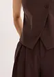 Väst med asymmetrisk knappslå, bonprix