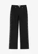 Twillbyxa med nitar, bonprix