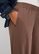 Trikåbyxa av interlock, bonprix