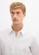 Business-skjorta med minimönster, Slim Fit, bonprix