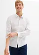 Business-skjorta med minimönster, Slim Fit, bonprix