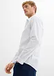 Business-skjorta med minimönster, Slim Fit, bonprix