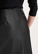 Kjol i skinnimitation, bonprix