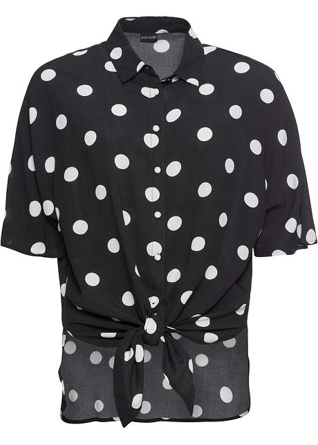 Bonprix SE - Kortärmad blus med knutdetalj 229.00 Bonprix SE - Kortärmad blus med knutdetalj 229.00