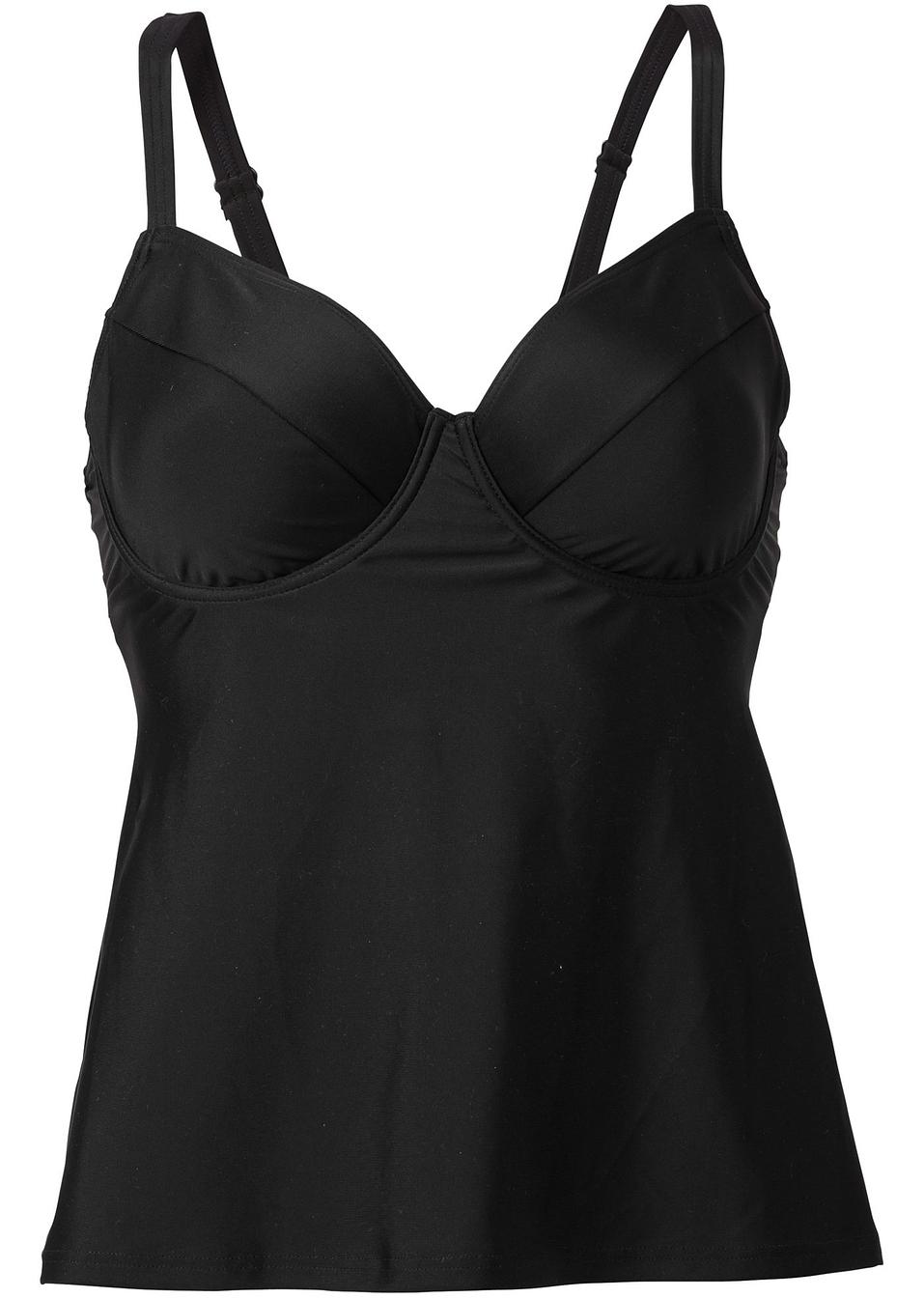Bygeltankini överdel svart Dam bpc bonprix collection bonprix.se